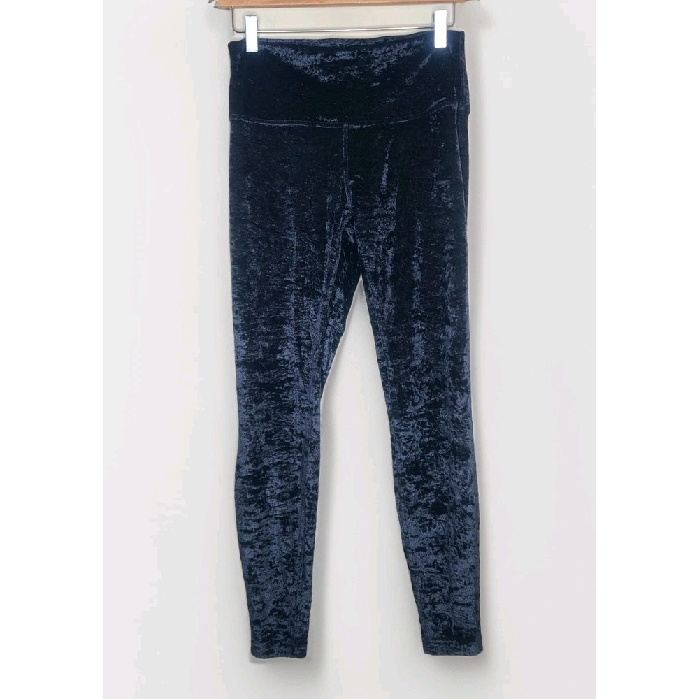 Lululemon Wunder Lounge‎ Tight Crushed Velvet Black Size 10